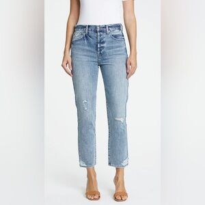 Pistola Keaton High Rise Straight Jeans In Los Feliz (Medium Wash)